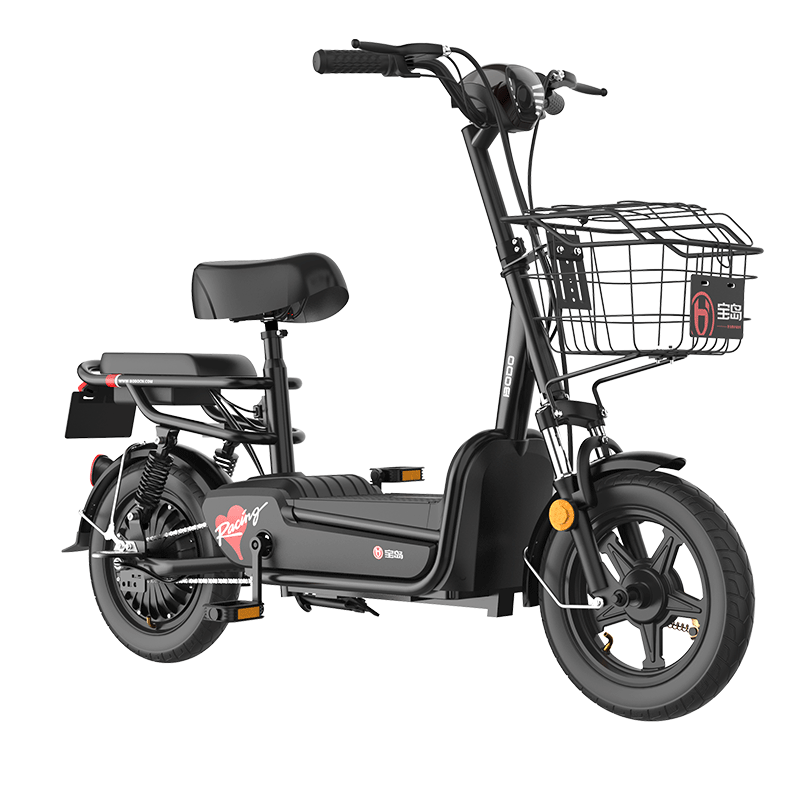 寶島電動車 新國標(biāo)48V小型電動自行車成人男女踏板電瓶車鋰電車